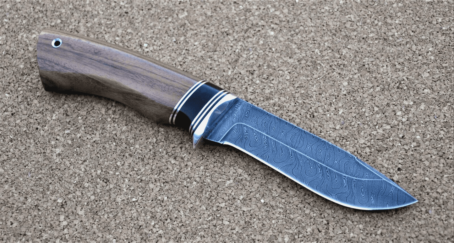 Damaszener Stahl Outdoor Jagd Messer Nazarov Knives Handarbeit HRC62 Кречет