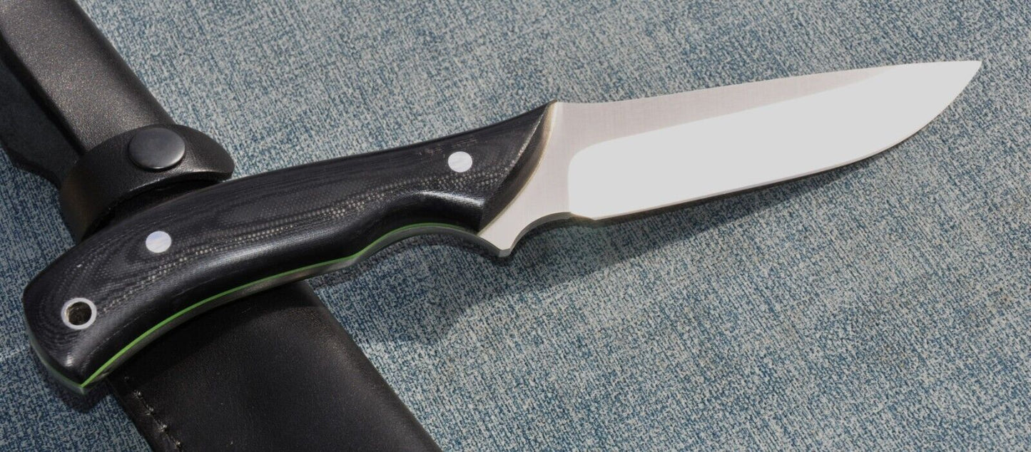 M390 Stahl Full Tang Outdoor Jagdmesser Yasniy Sokol Handarbeit