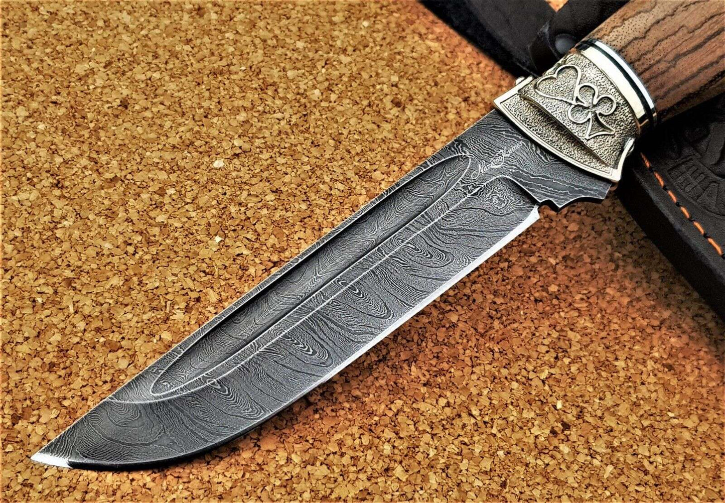 Damast Outdoor Jagd Messer Nazarov Knives Russland Handarbeit HRC 62 Боец