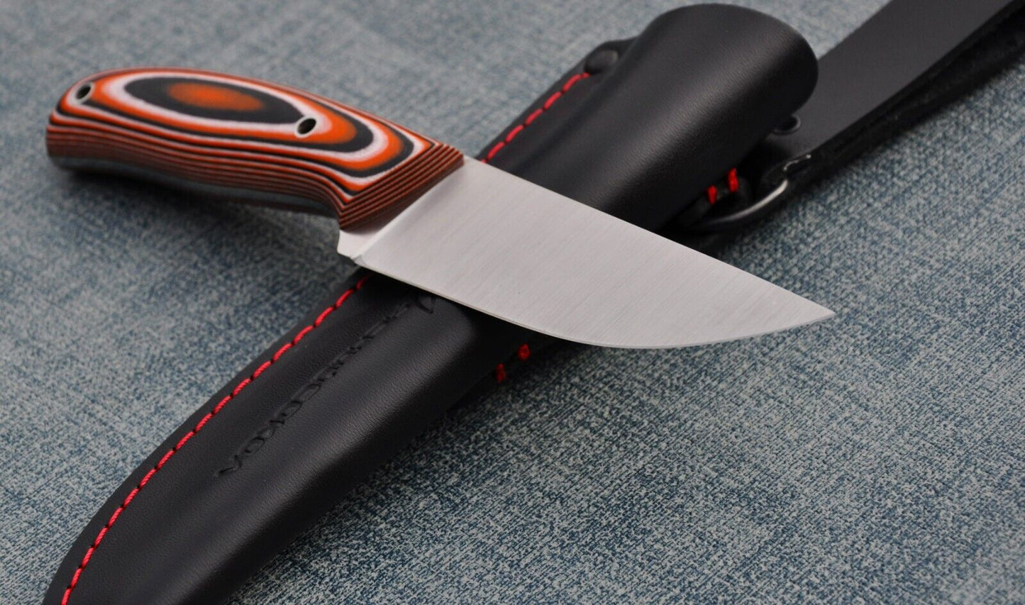 M390 Stahl Full Tang Outdoor Jagdmesser Yasniy Sokol Handarbeit