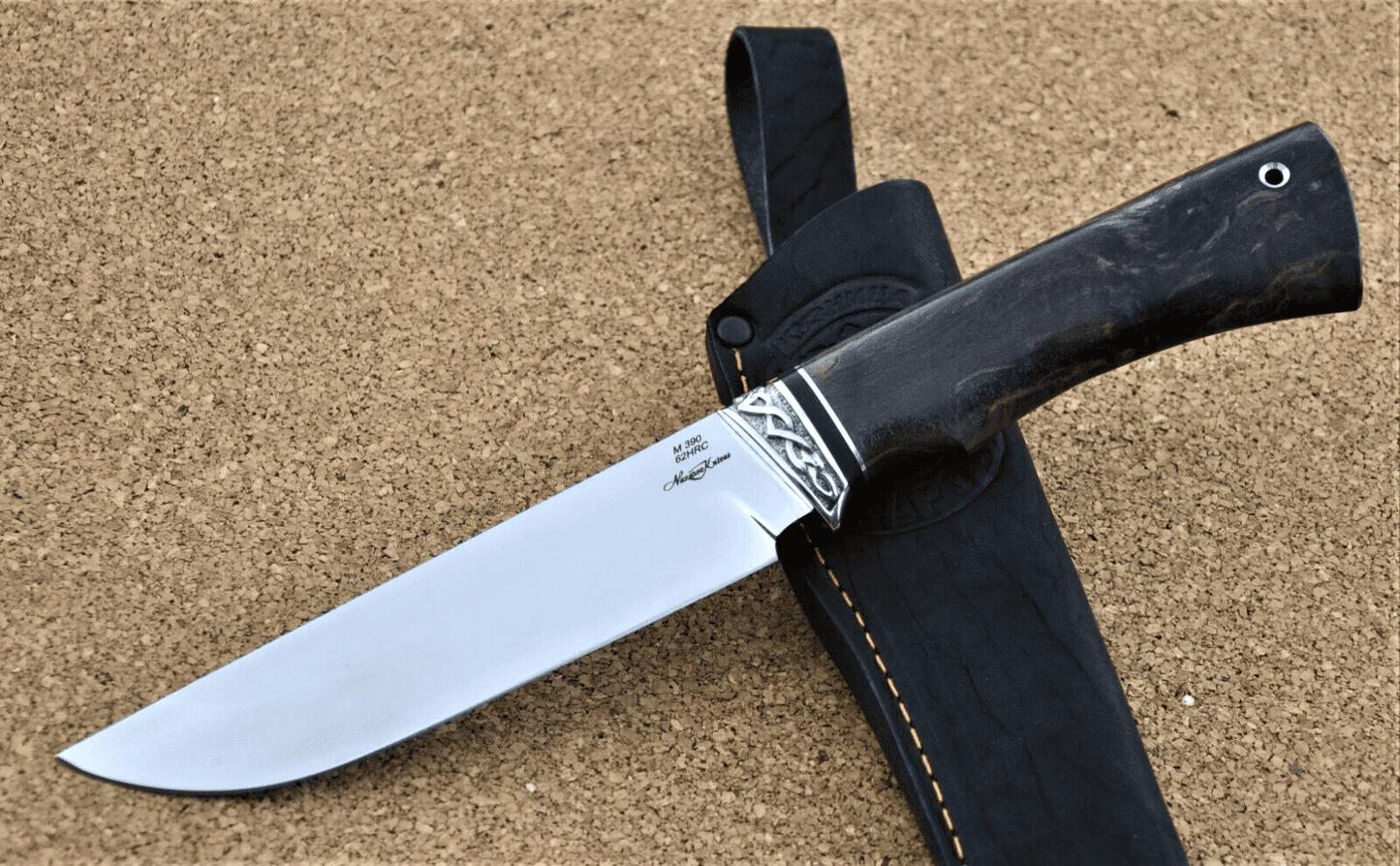 M390 Stahl ROSTFREI Outdoor Jagd Messer Nazarov Knives Handarbeit HRC62 Овод-2