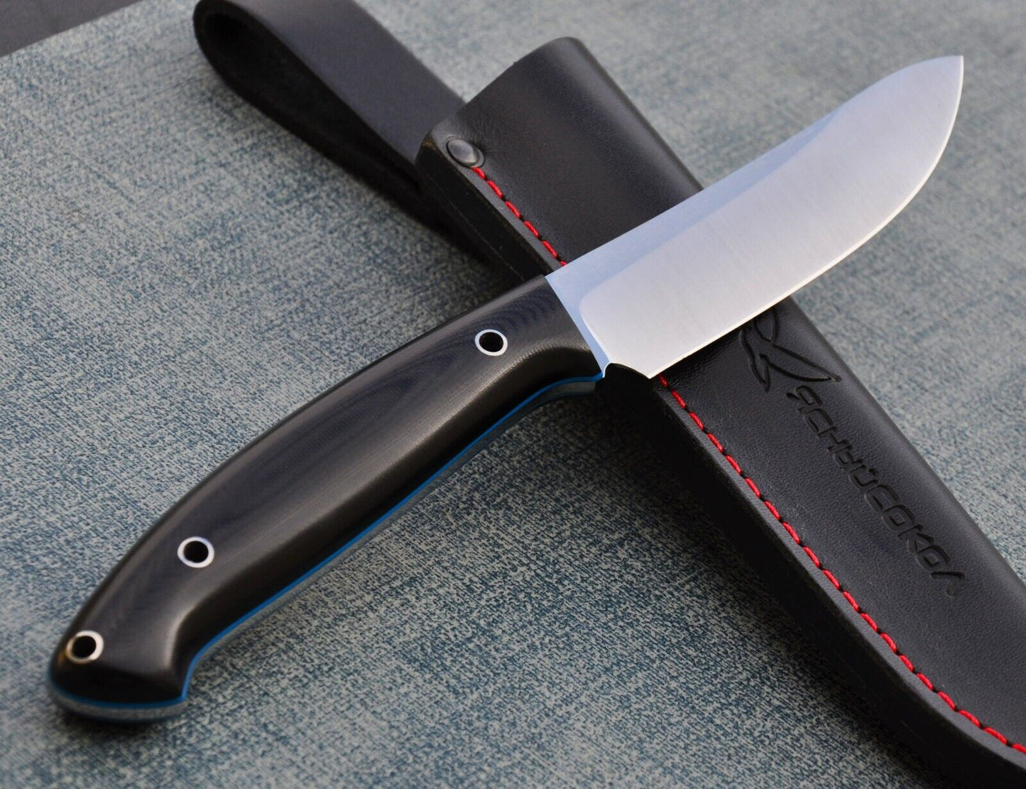 H12MF Full Tang Outdoor Jagd Messer Yasniy Sokol Handarbeit HRC 61 Лесник