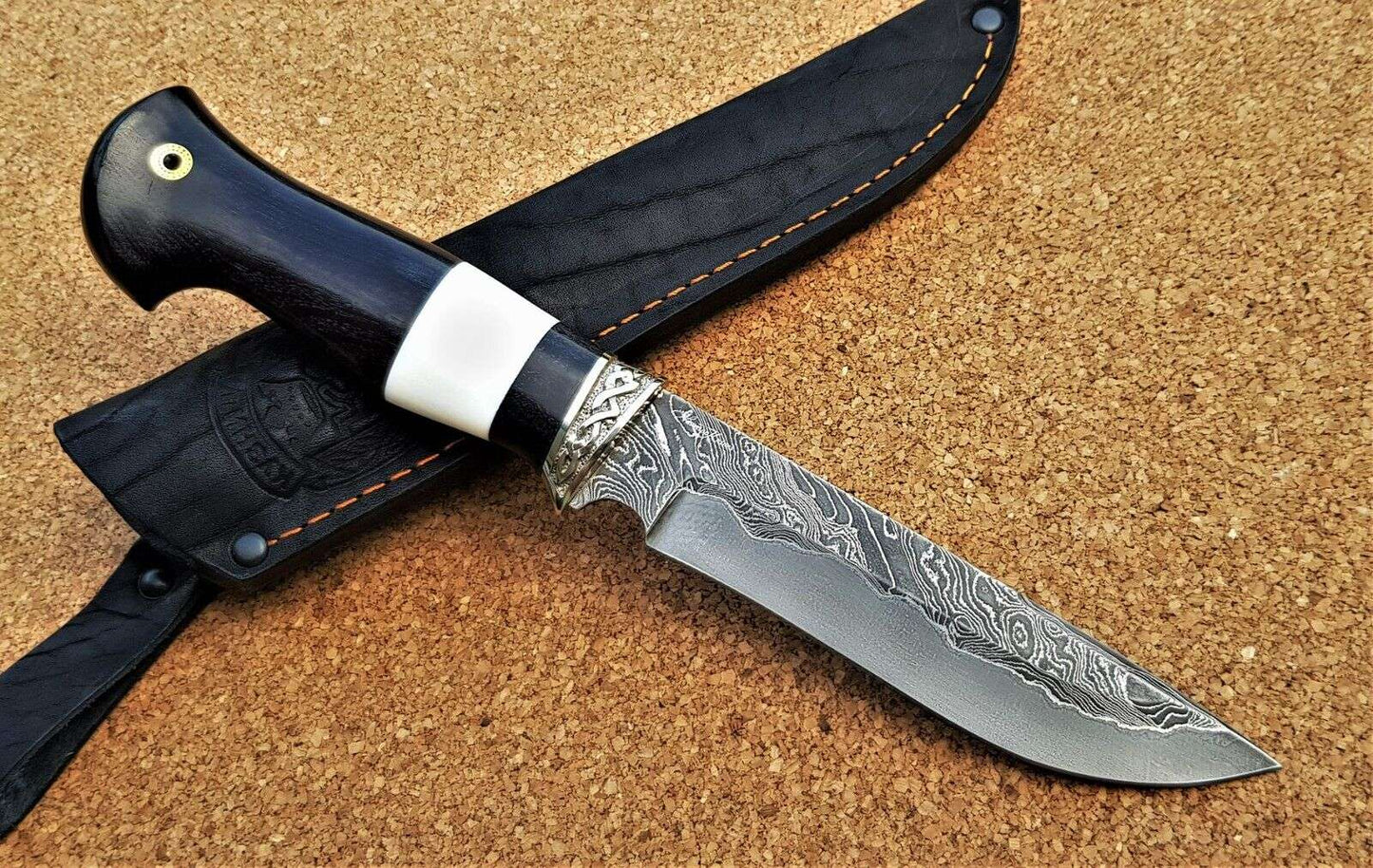 Nazarov Knives Russland Damaszener Stahl Outdoor Jagd Messer Handarbeit HRC62