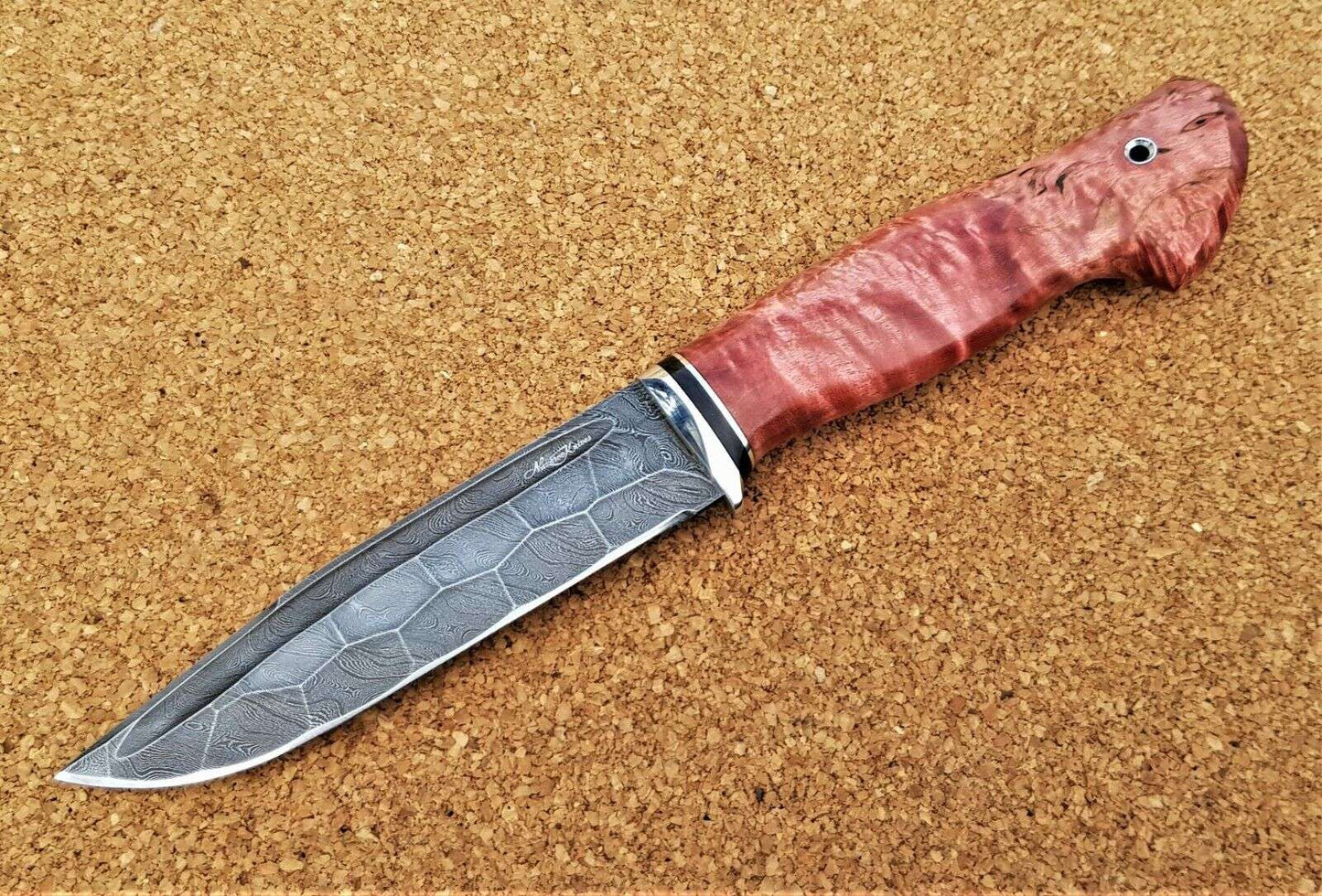 Damaszener Stahl Outdoor Jagd Damast Messer Nazarov Knives Handarbeit HRC62