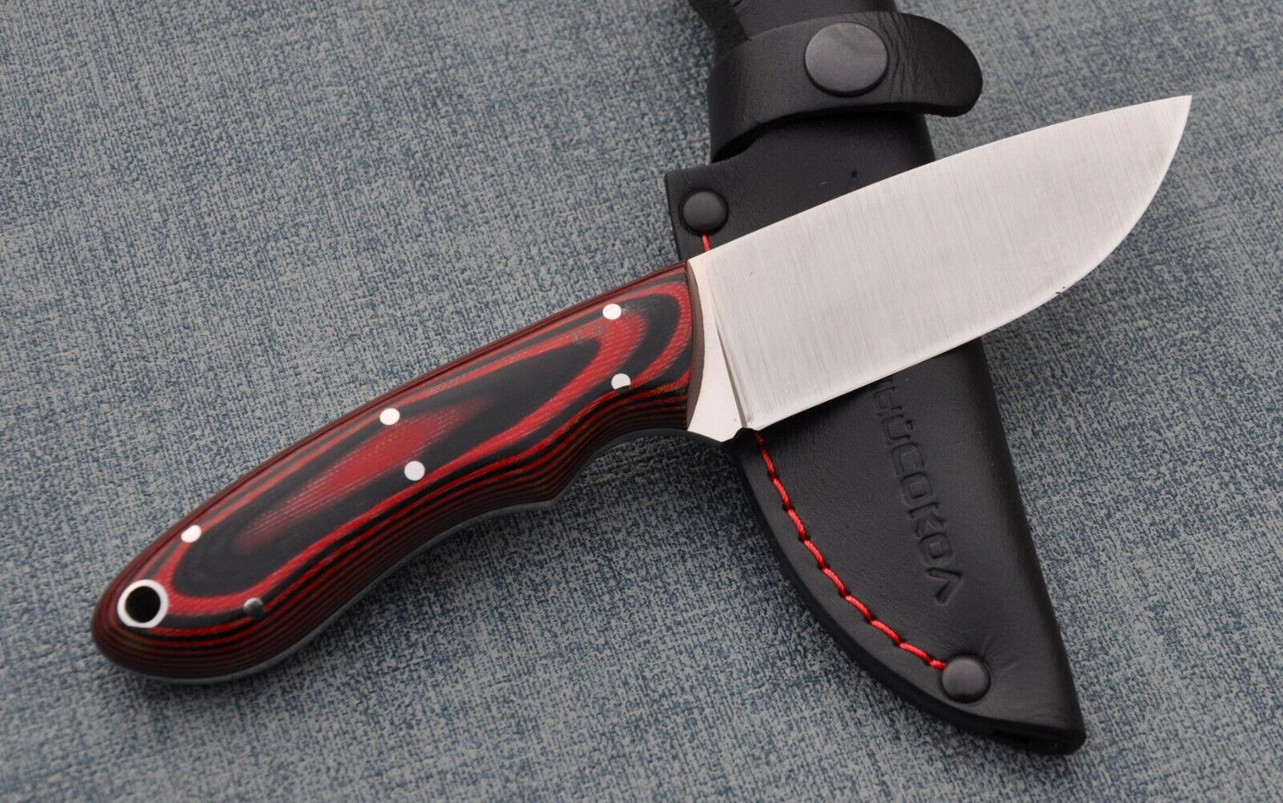 M390 Stahl Full Tang Outdoor Jagdmesser Yasniy Sokol Handarbeit