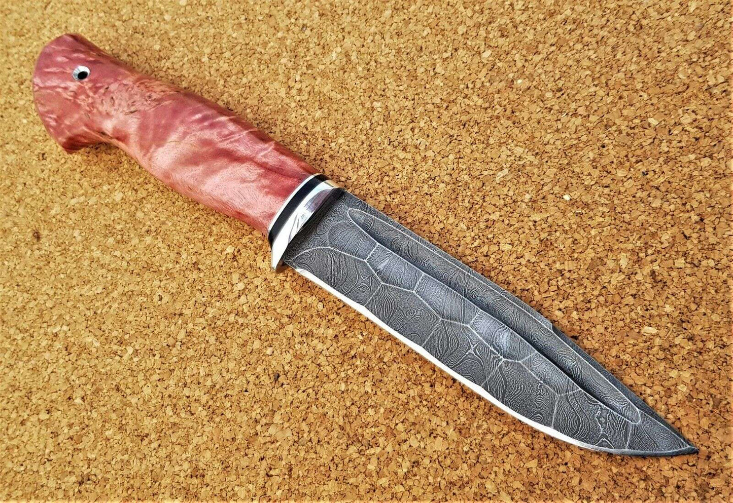 Damaszener Stahl Outdoor Jagd Damast Messer Nazarov Knives Handarbeit HRC62