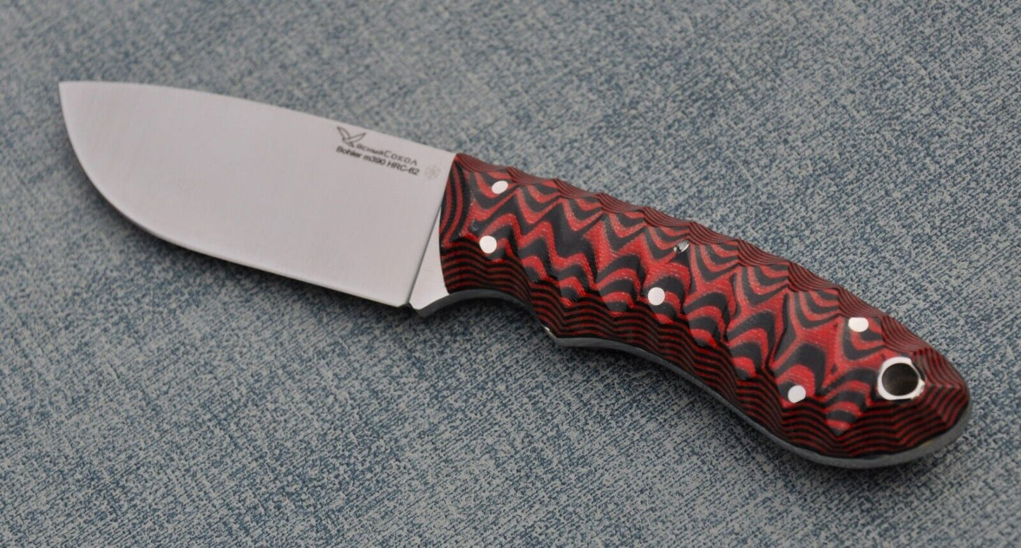 M390 Stahl FullTang Outdoor Jagdmesser Yasniy Sokol Handarbeit
