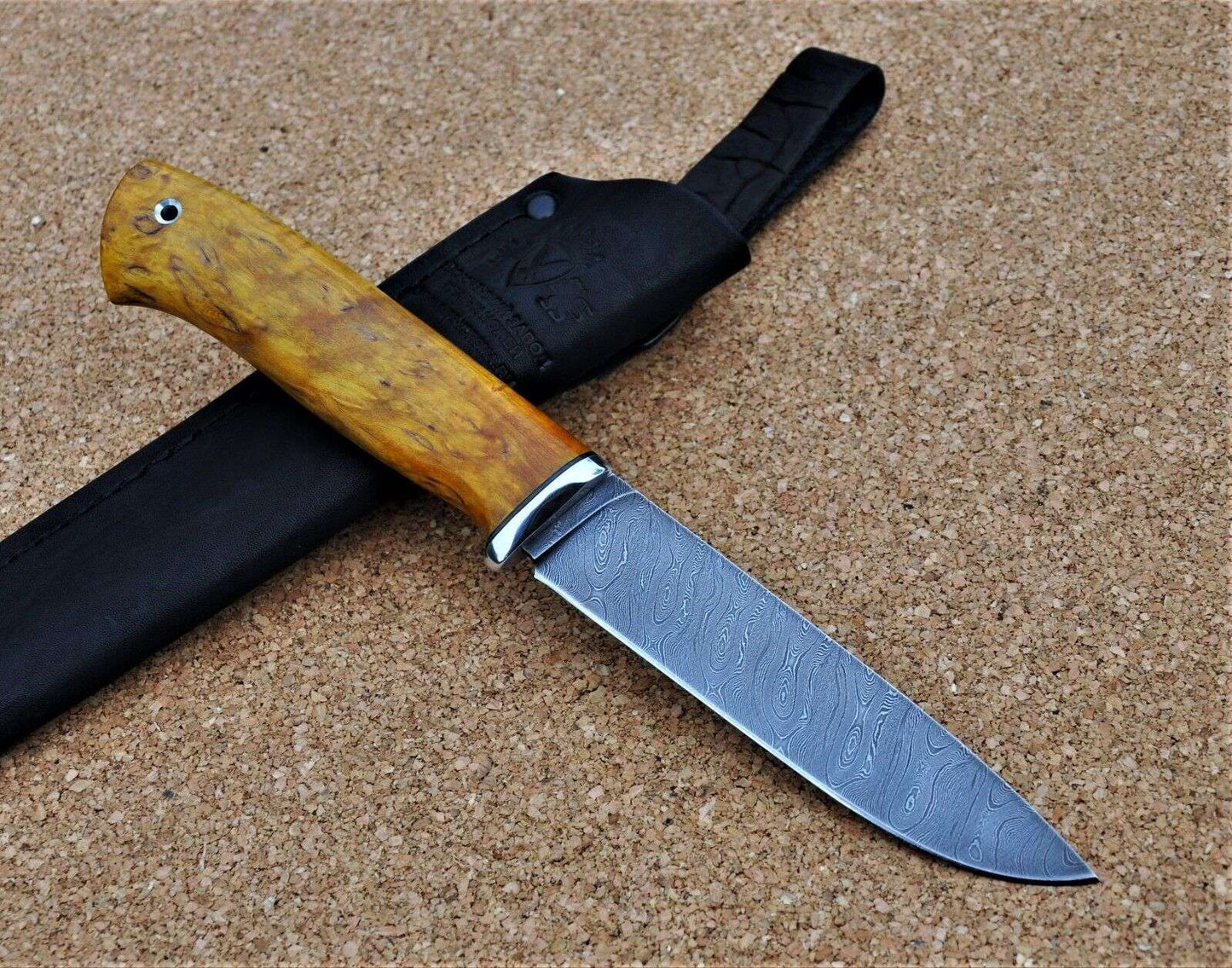 Damaszener Stahl Outdoor Damast Messer Nazarov Knives Handarbeit HRC62 Пантера