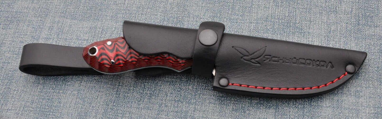 M390 Stahl FullTang Outdoor Jagdmesser Yasniy Sokol Handarbeit