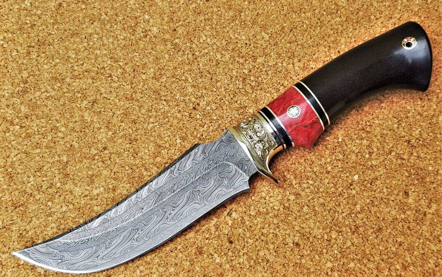 Nazarov Knives Russland Mosaik Damast Stahl Outdoor JagdMesser Handarbeit HRC62