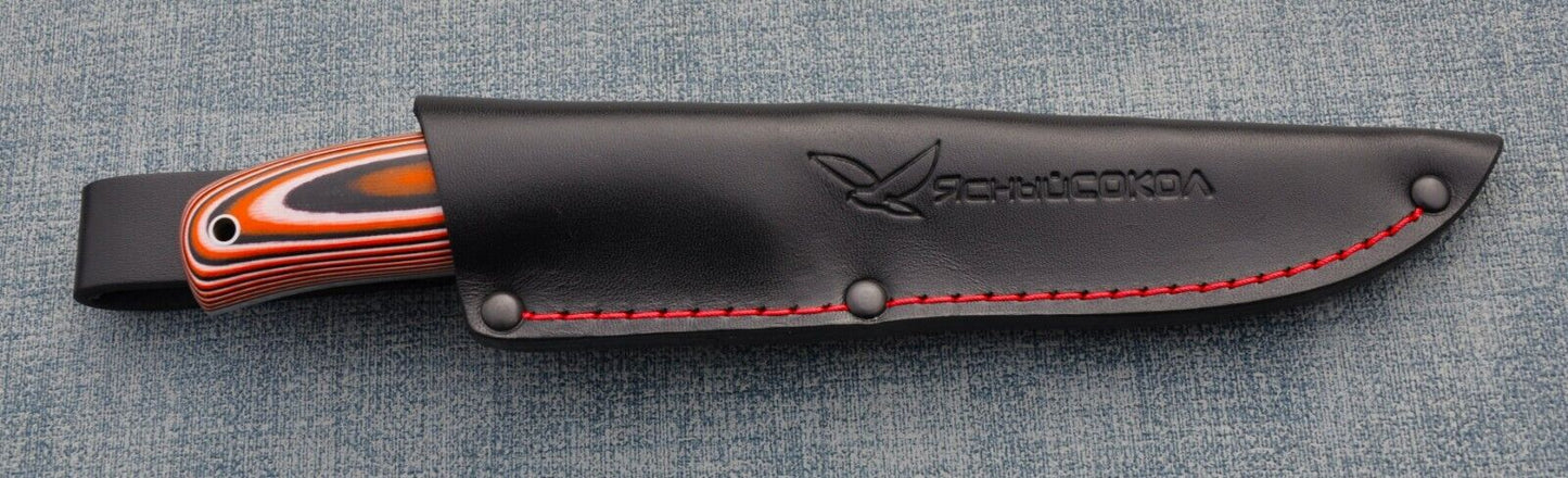 M390 Stahl Full Tang Outdoor Jagdmesser Yasniy Sokol Handarbeit