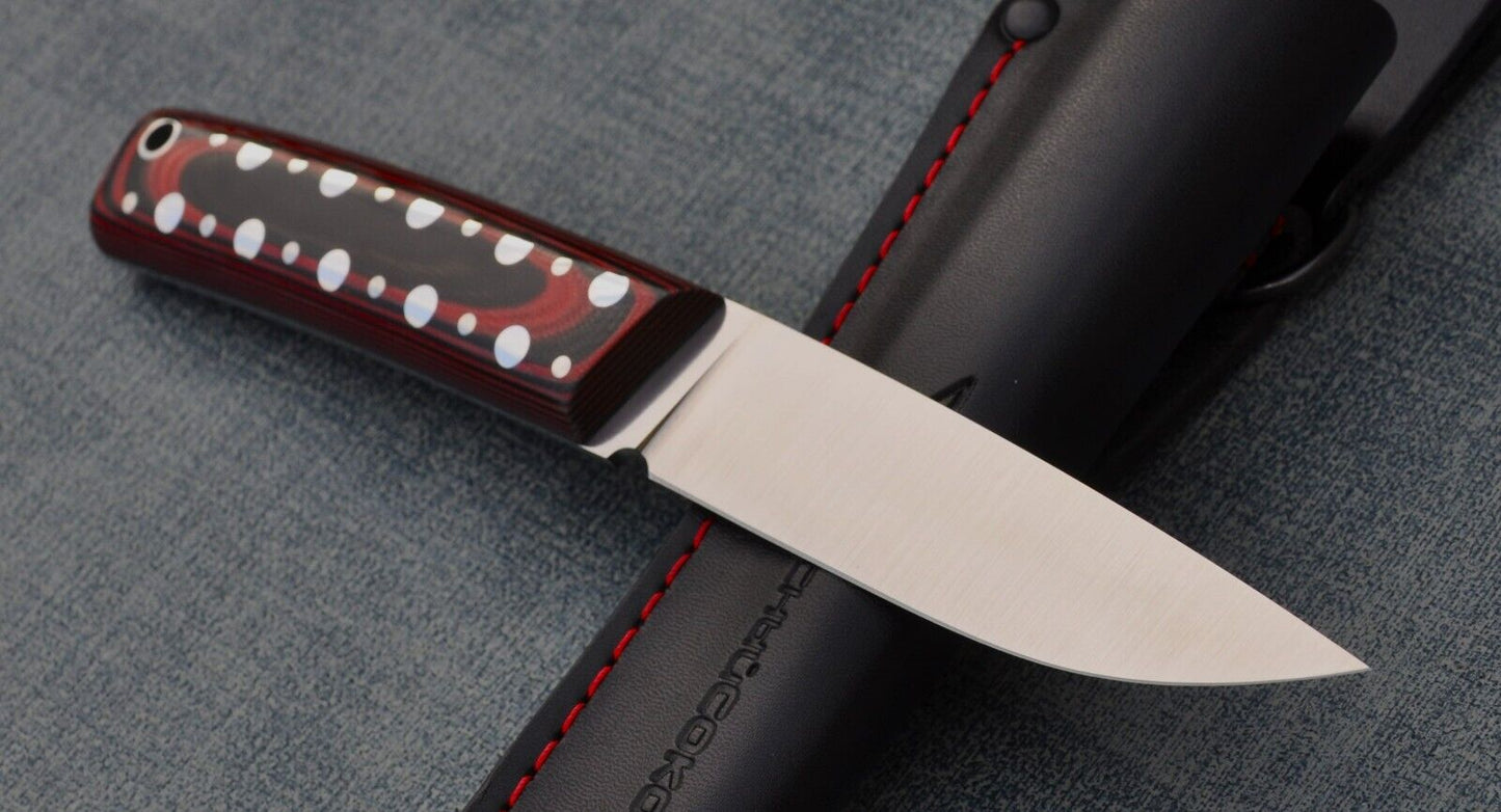 H12MF Full Tang Outdoor Jagdmesser Yasniy Sokol Handarbeit