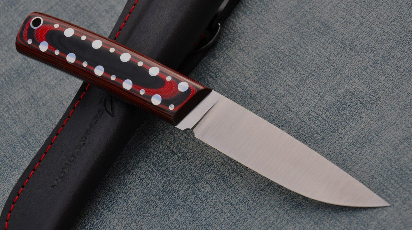 H12MF Full Tang Outdoor Jagdmesser Yasniy Sokol Handarbeit
