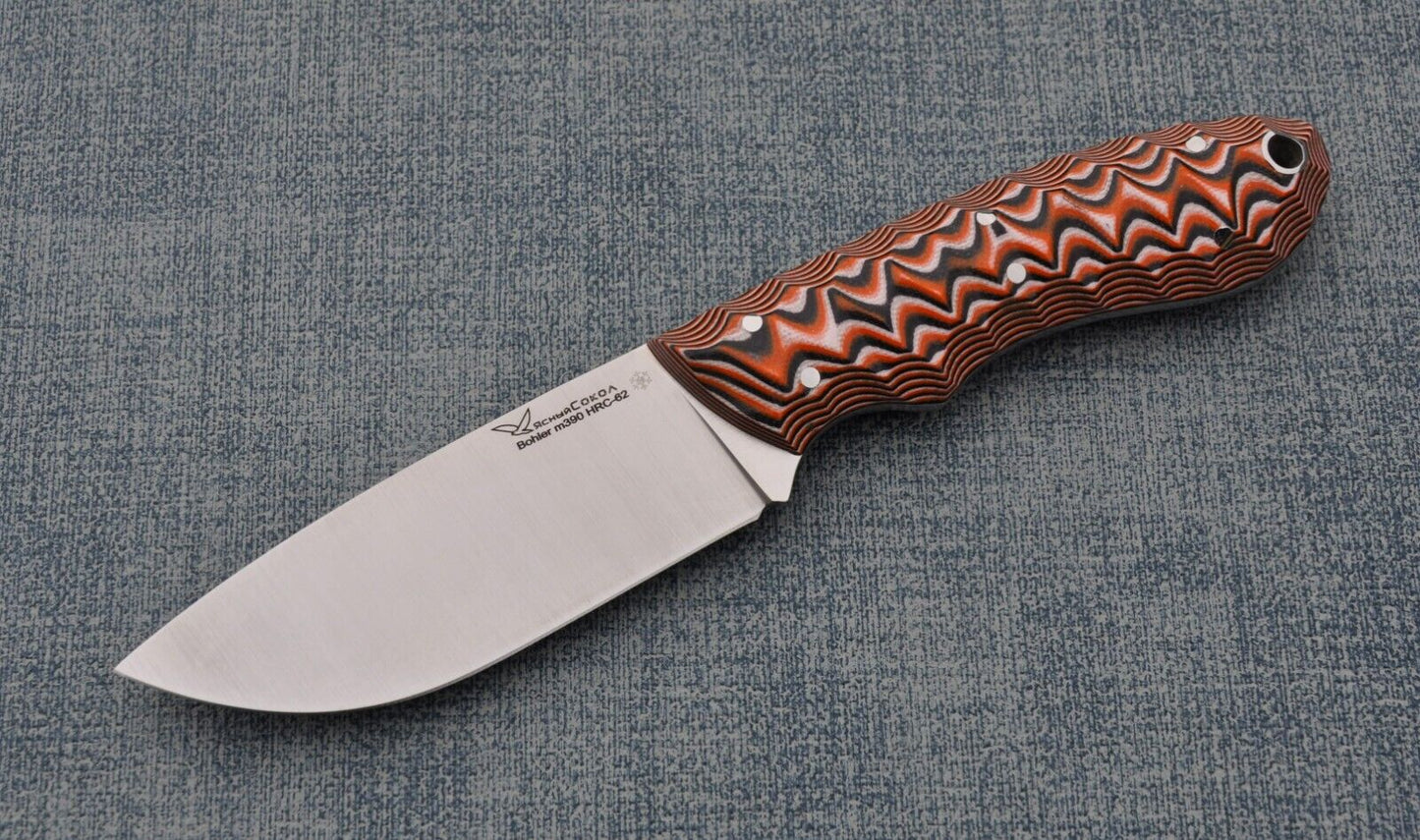 M390 Stahl FullTang Outdoor JagdMesser Yasniy Sokol