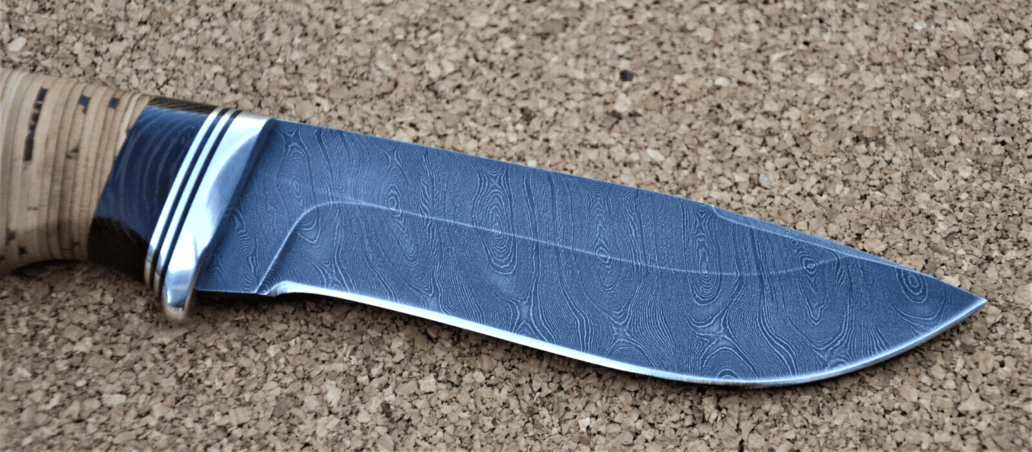 Damaszener Stahl Outdoor Jagd Messer Nazarov Knives Handarbeit HRC62 Кречет