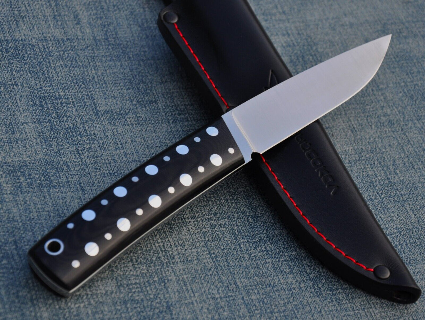 H12MF Full Tang Outdoor Jagdmesser Yasniy Sokol Handarbeit