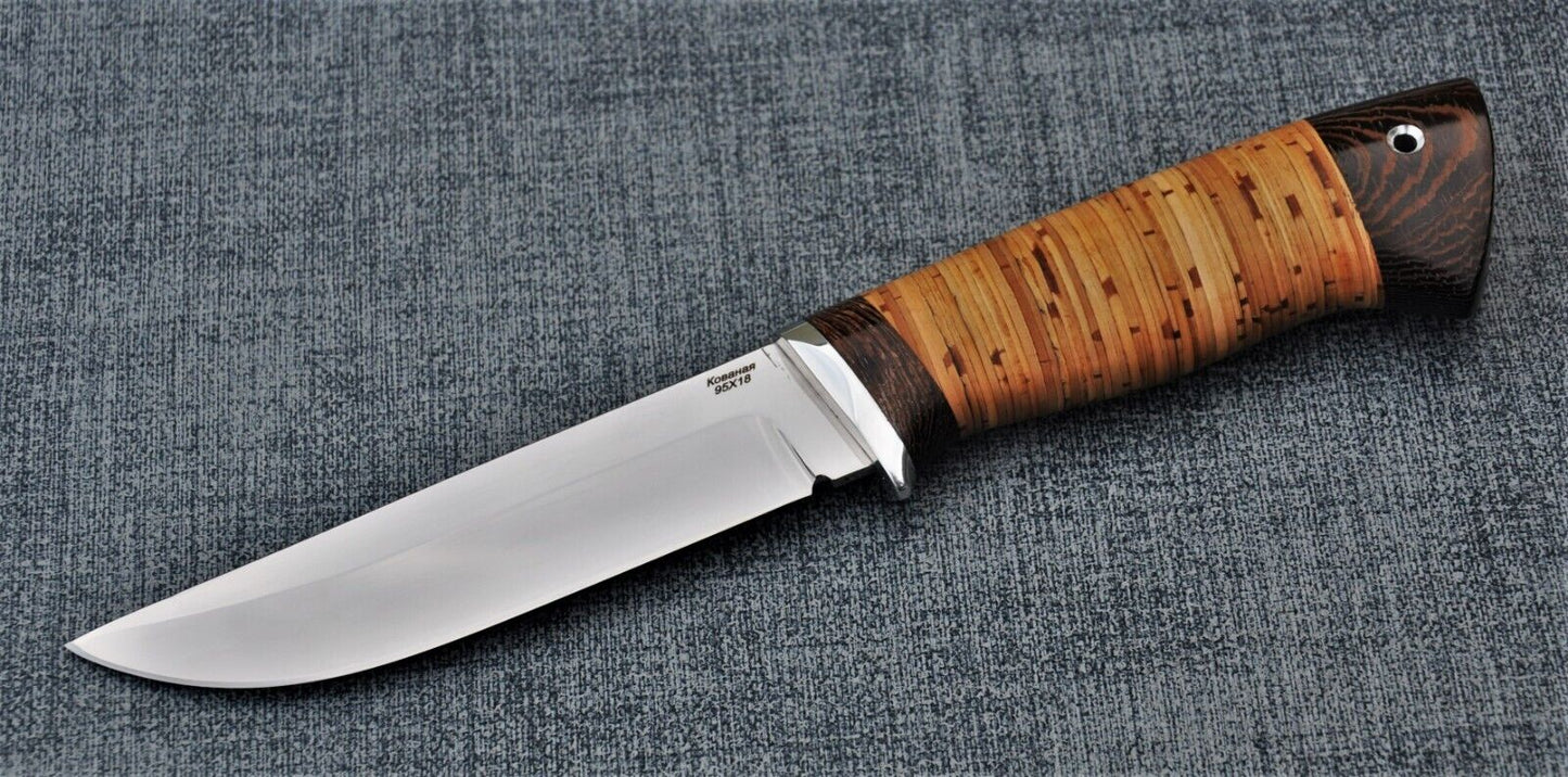 95H18 Stahl Rostfrei Outdoor Jagdmesser Handarbeit Nazarov Knives