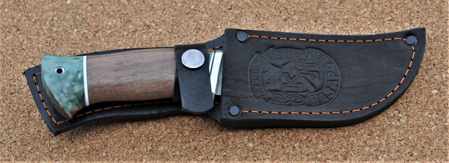 Damaszener Stahl Outdoor Jagd Damast Messer Nazarov Knives Handarbeit HRC62