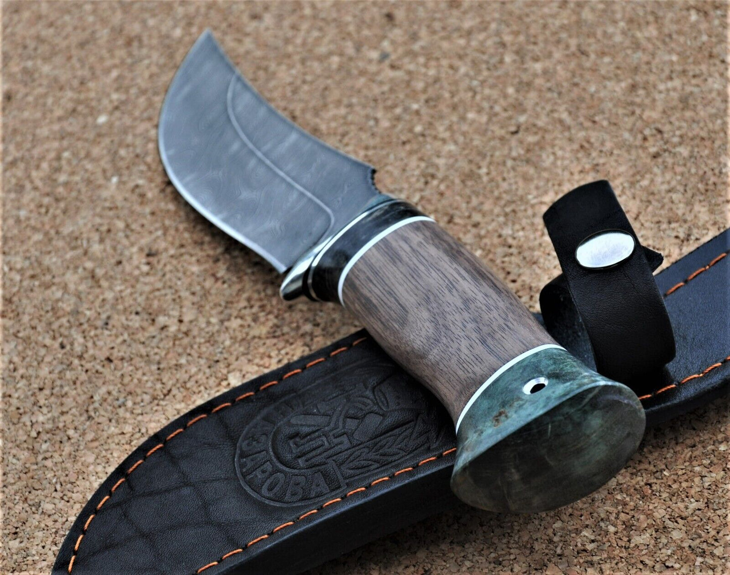 Damaszener Stahl Outdoor Jagd Damast Messer Nazarov Knives Handarbeit HRC62