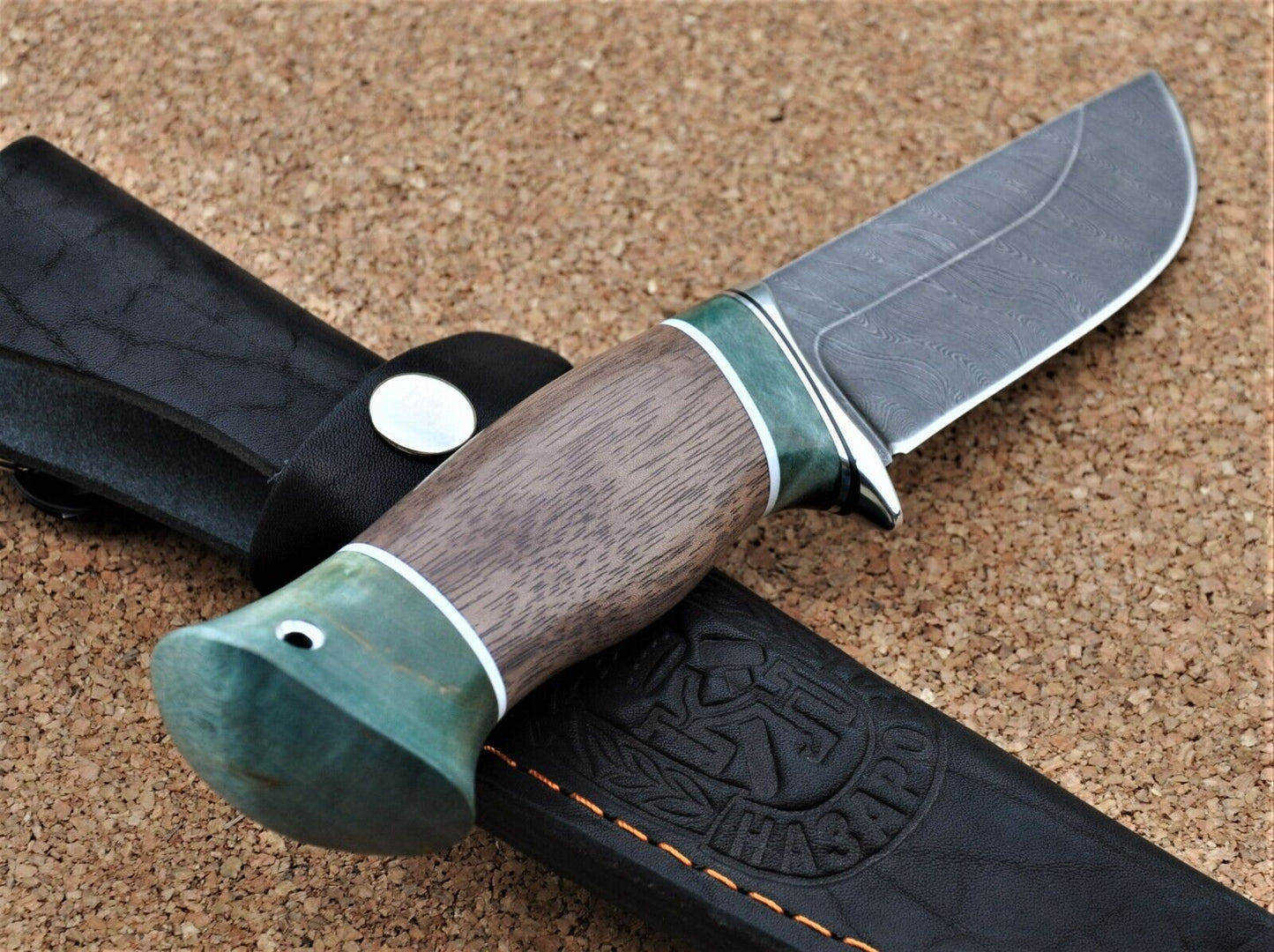 Damaszener Stahl Outdoor Jagd Damast Messer Nazarov Knives Handarbeit HRC62