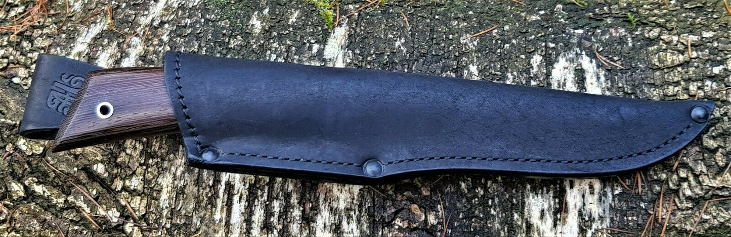 A.Marushin Outdoor Jagdmesser Damaszener Stahl Handarbeit