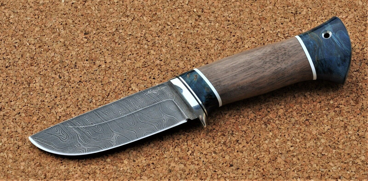 Damaszener Stahl Outdoor Jagd Damast Messer Nazarov Knives Handarbeit HRC62