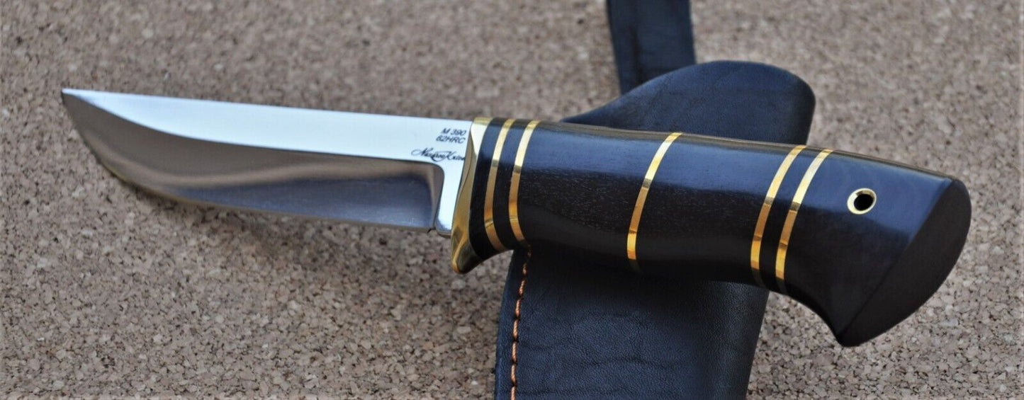 M390 Stahl ROSTFREI Outdoor Jagd Messer Nazarov Knives Handarbeit HRC62 Налим