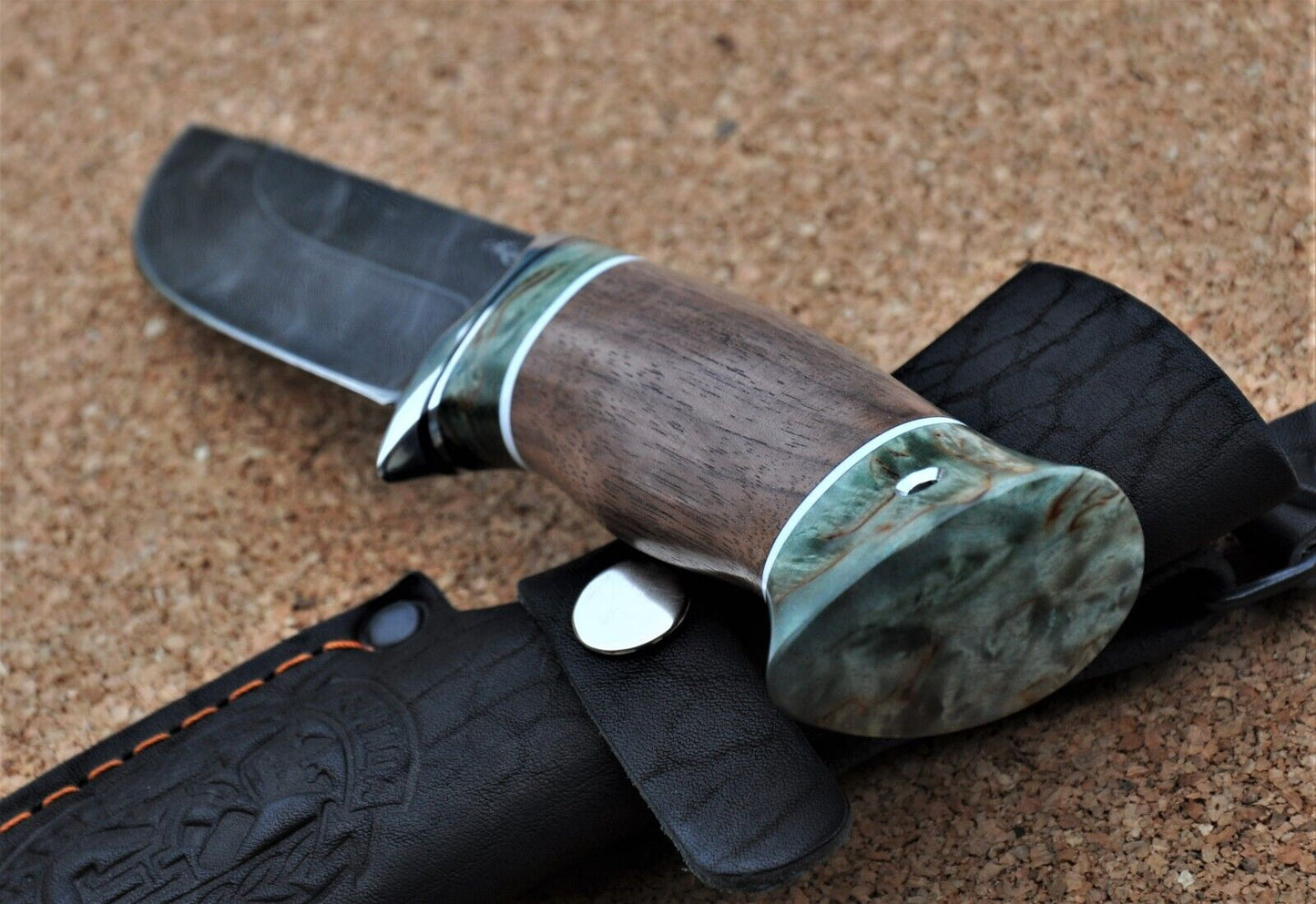 Damaszener Stahl Outdoor Jagd Damast Messer Nazarov Knives Handarbeit HRC62