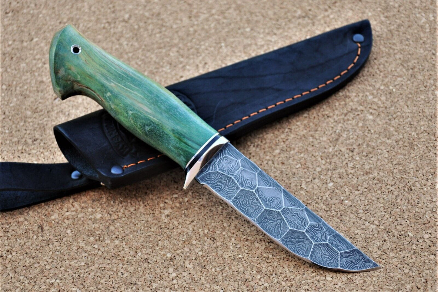 Damaszener Stahl Outdoor Jagd Damast Messer Nazarov Knives Handarbeit HRC62