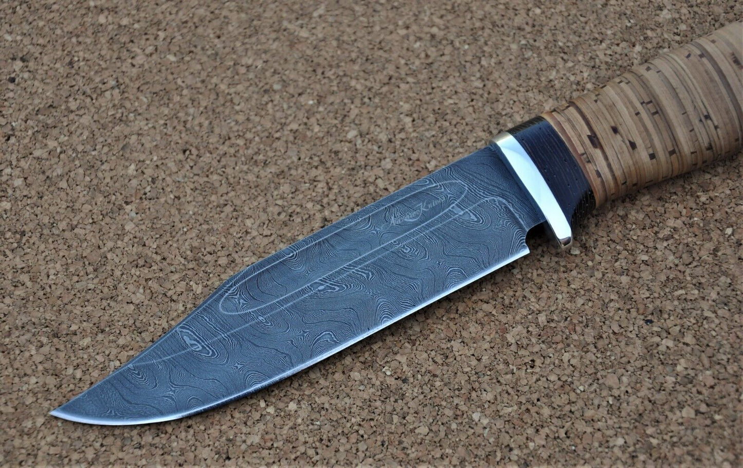 Damaszener Stahl Outdoor Jagdmesser Nazarov Knives Handarbeit