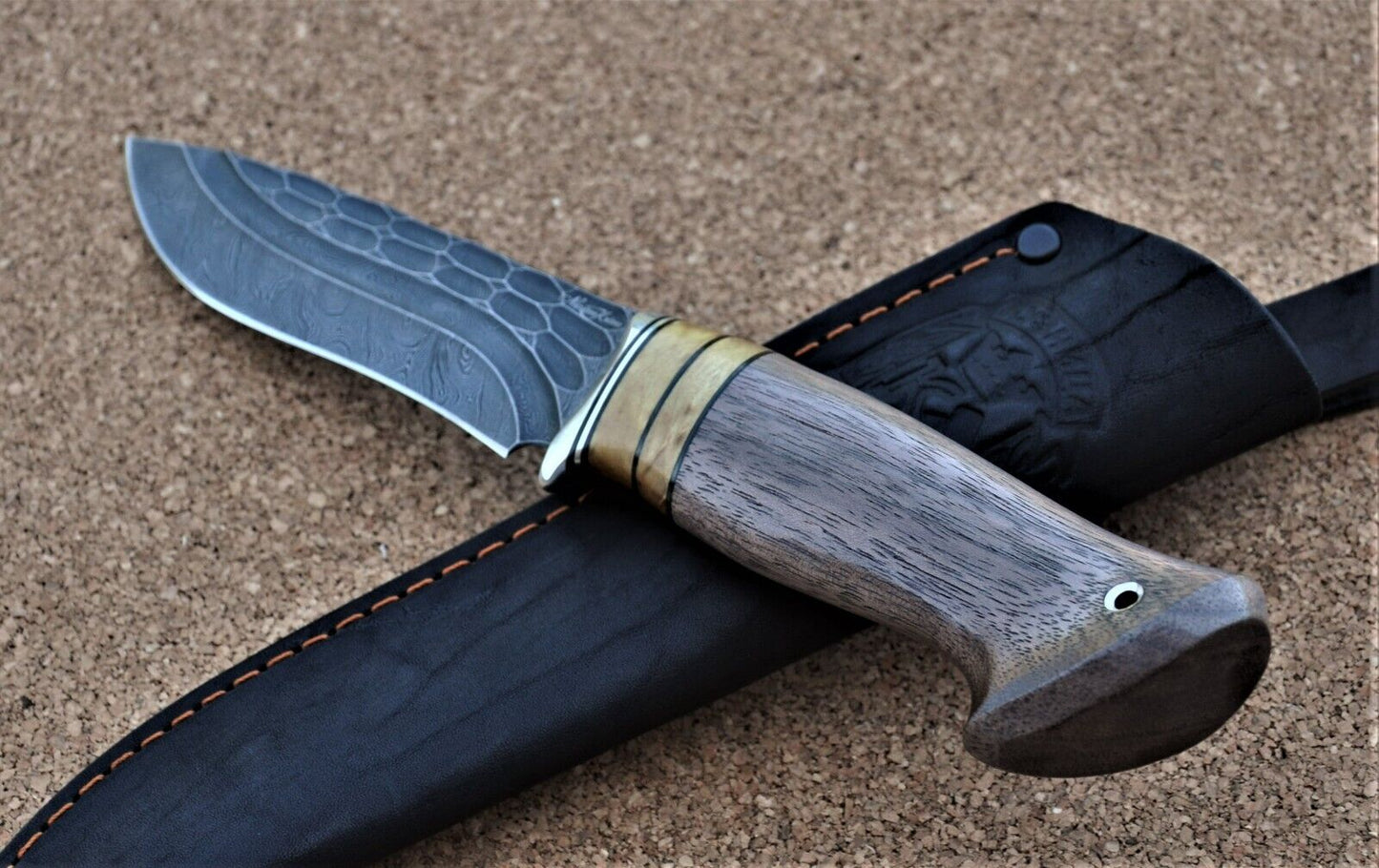 Damaszener Stahl Outdoor Jagd Damast Messer Nazarov Knives Handarbeit HRC62