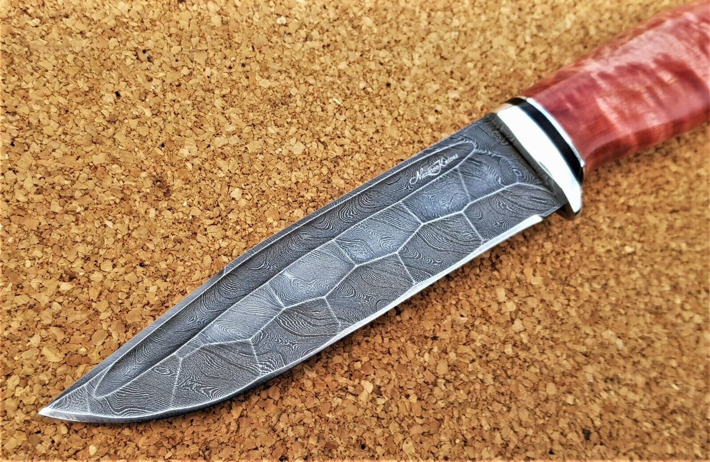 Damaszener Stahl Outdoor Jagd Damast Messer Nazarov Knives Handarbeit HRC62