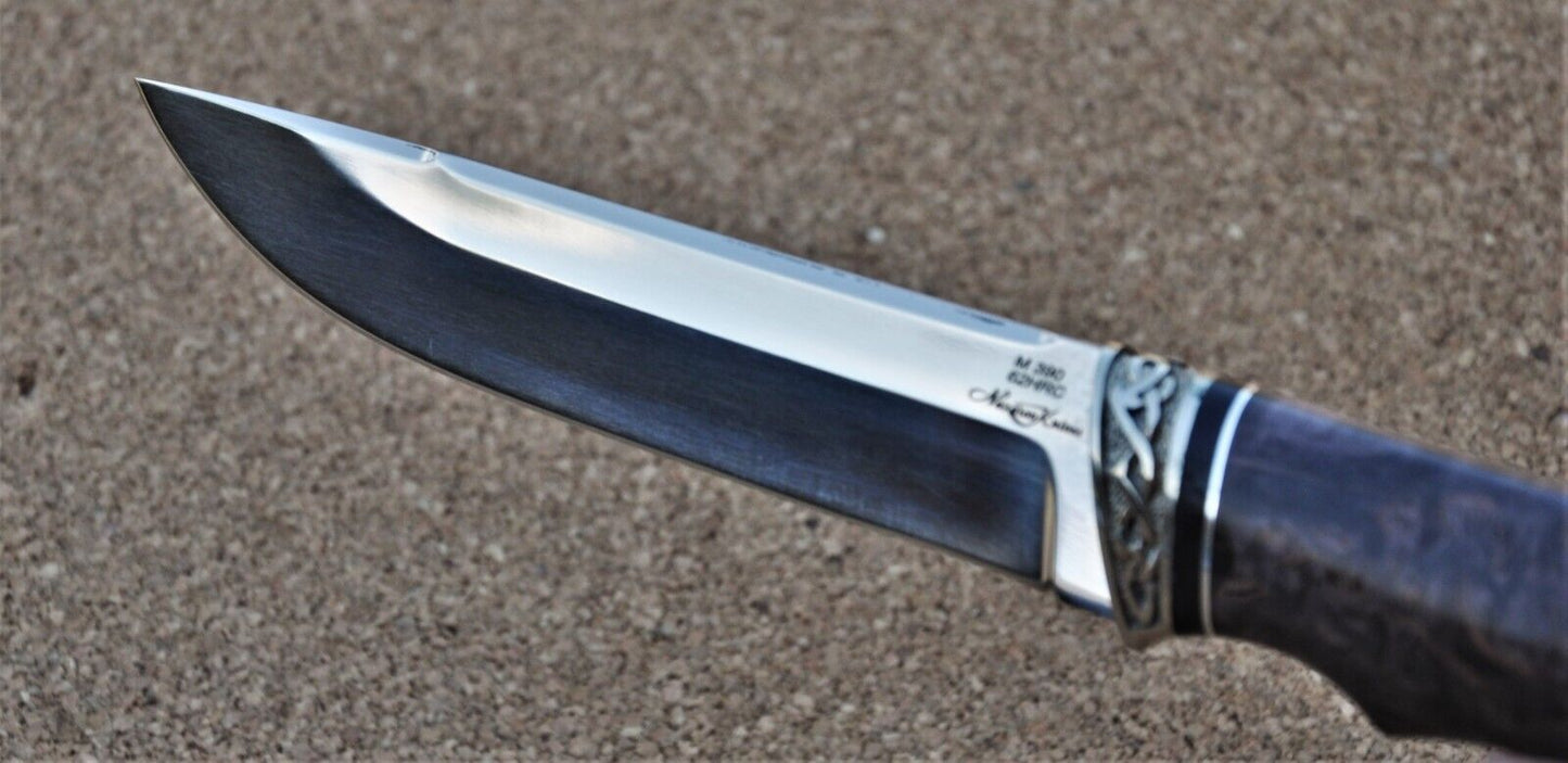 M390 Stahl ROSTFREI Outdoor Messer Nazarov Knives Handarbeit HRC62 Вепрь