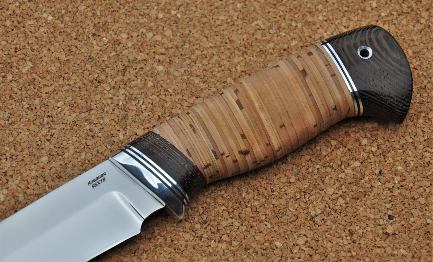 95H18 Stahl Rostfrei Outdoor Jagdmesser Handarbeit Nazarov Knives
