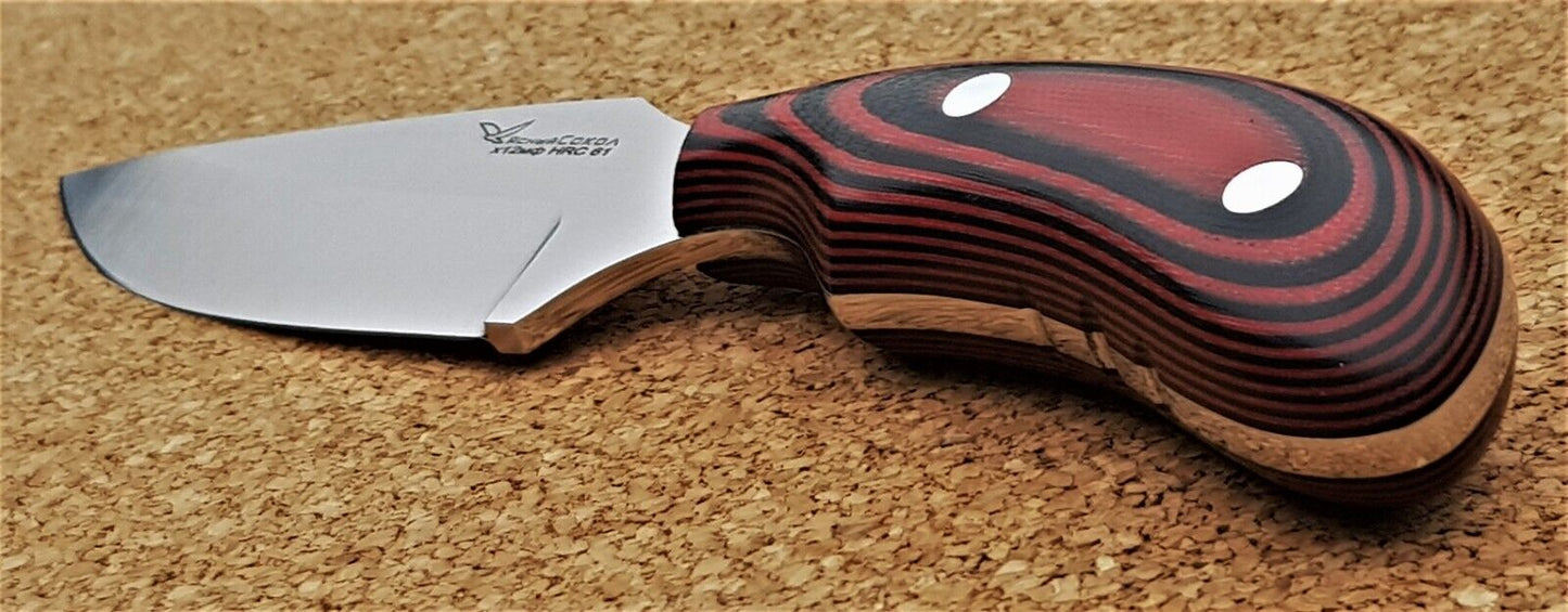 H12MF Full Tang Outdoor Jagd Messer Yasniy Sokol Handarbeit HRC 61 Малыш гор