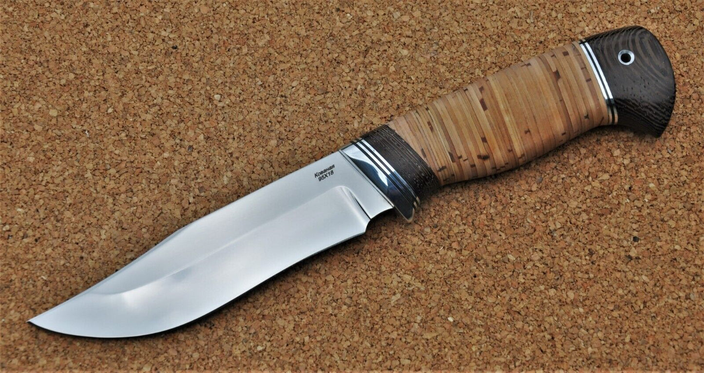 95H18 Stahl Rostfrei Outdoor Jagdmesser Handarbeit Nazarov Knives
