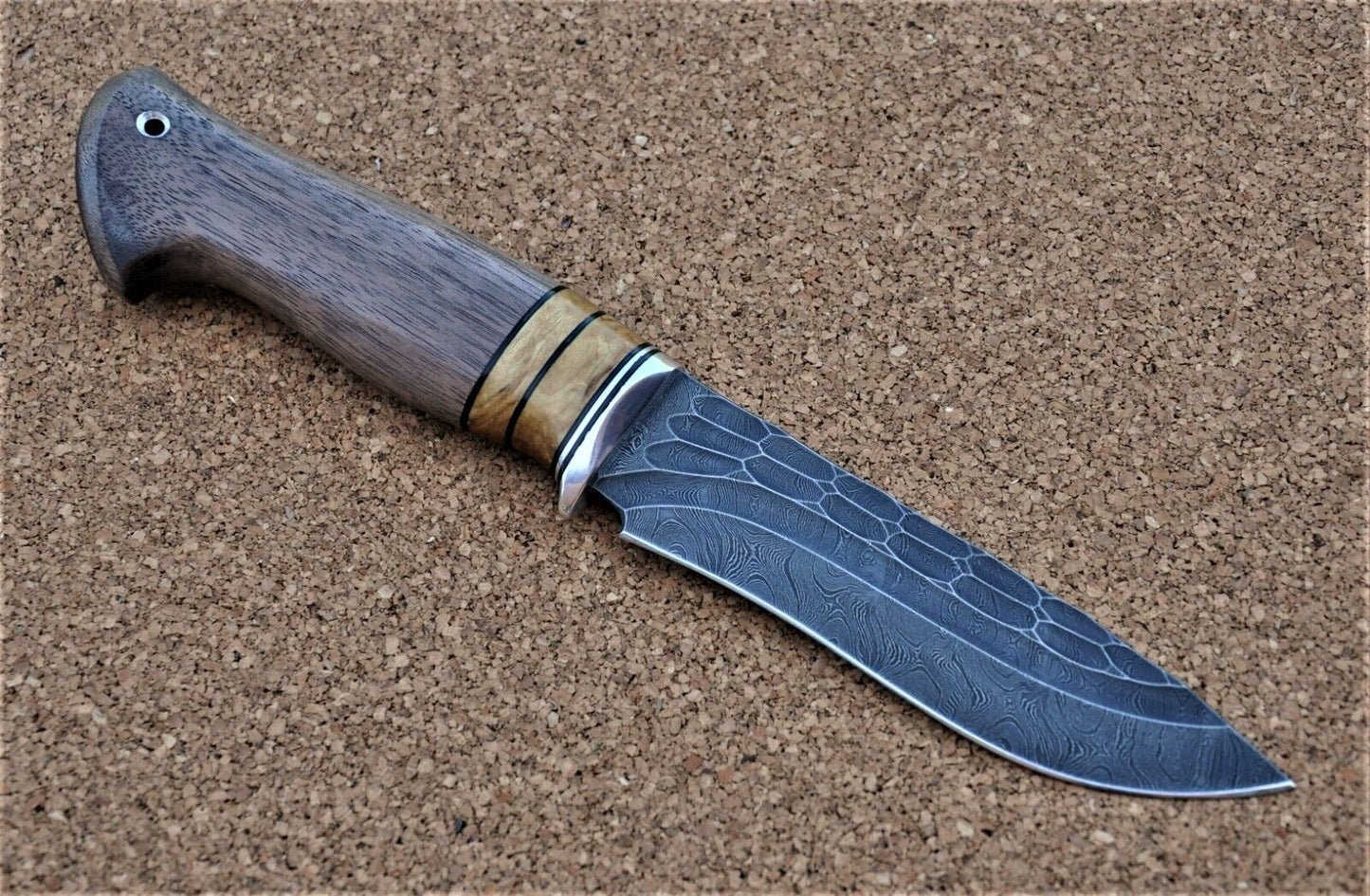 Damaszener Stahl Outdoor Jagd Damast Messer Nazarov Knives Handarbeit HRC62