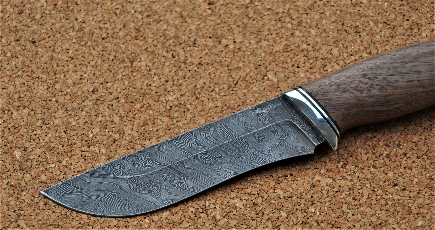 Damaszener Stahl Outdoor Jagd Damast Messer Nazarov Knives Handarbeit HRC62