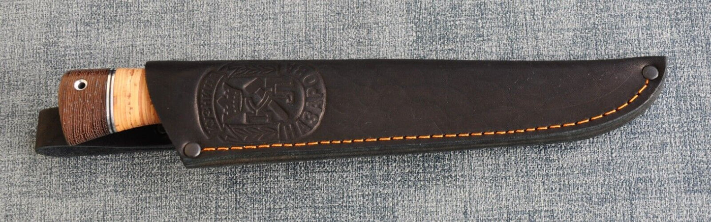 Damaszener Stahl Outdoor Jagd Damast Messer Nazarov Knives Handarbeit HRC62