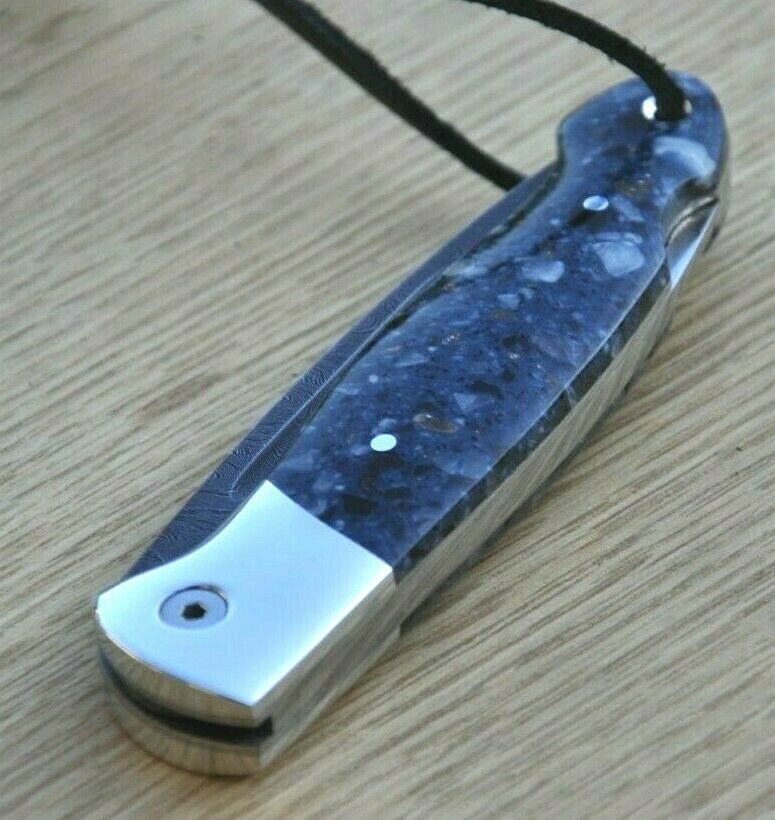 Nazarov Knives Russland Damast Stahl Outdoor Сова Klappmesser Handarbeit HRC 62