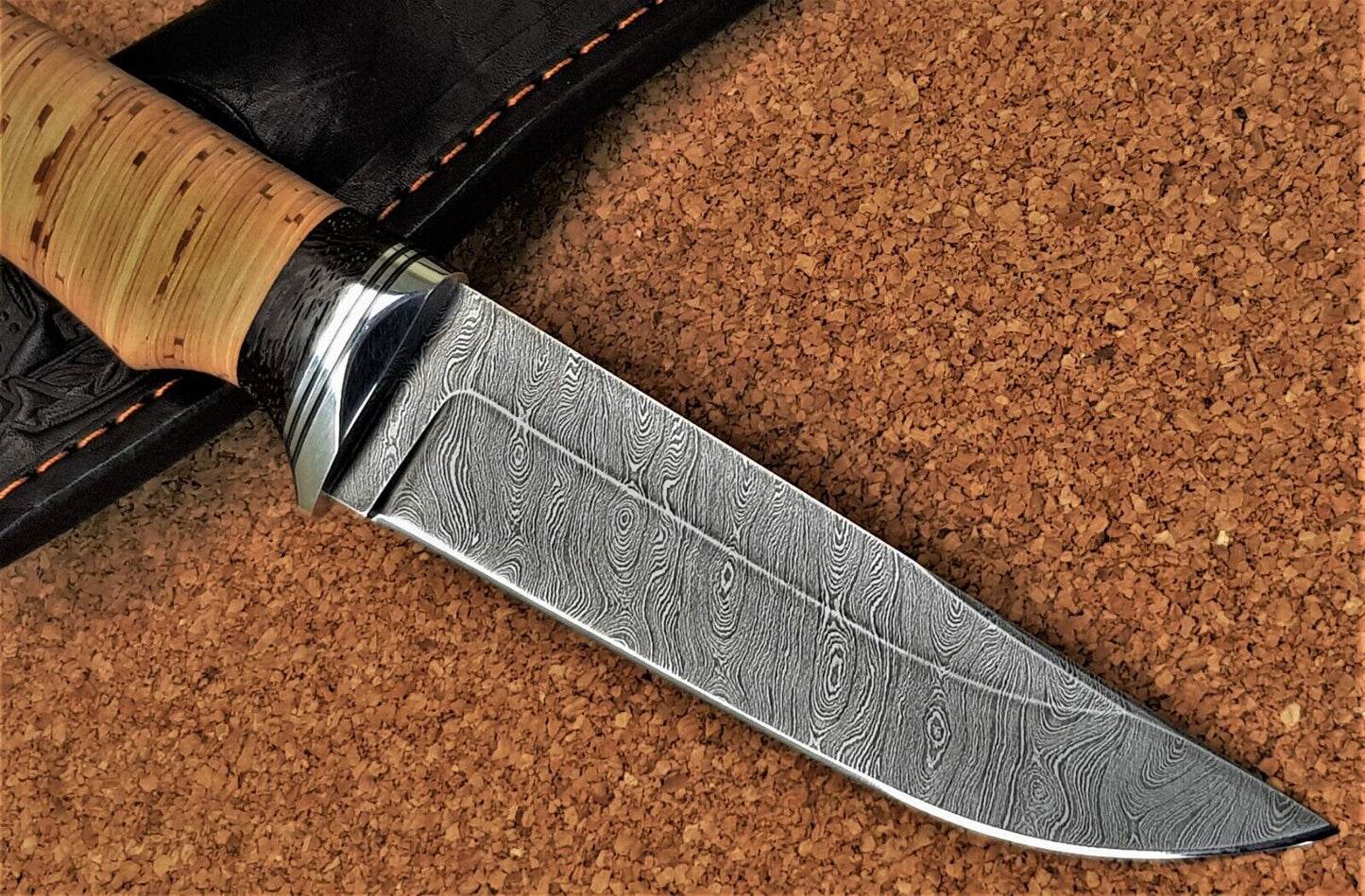 Damast Outdoor Jagd Messer Nazarov Knives Russland Handarbeit HRC 62 Бизон