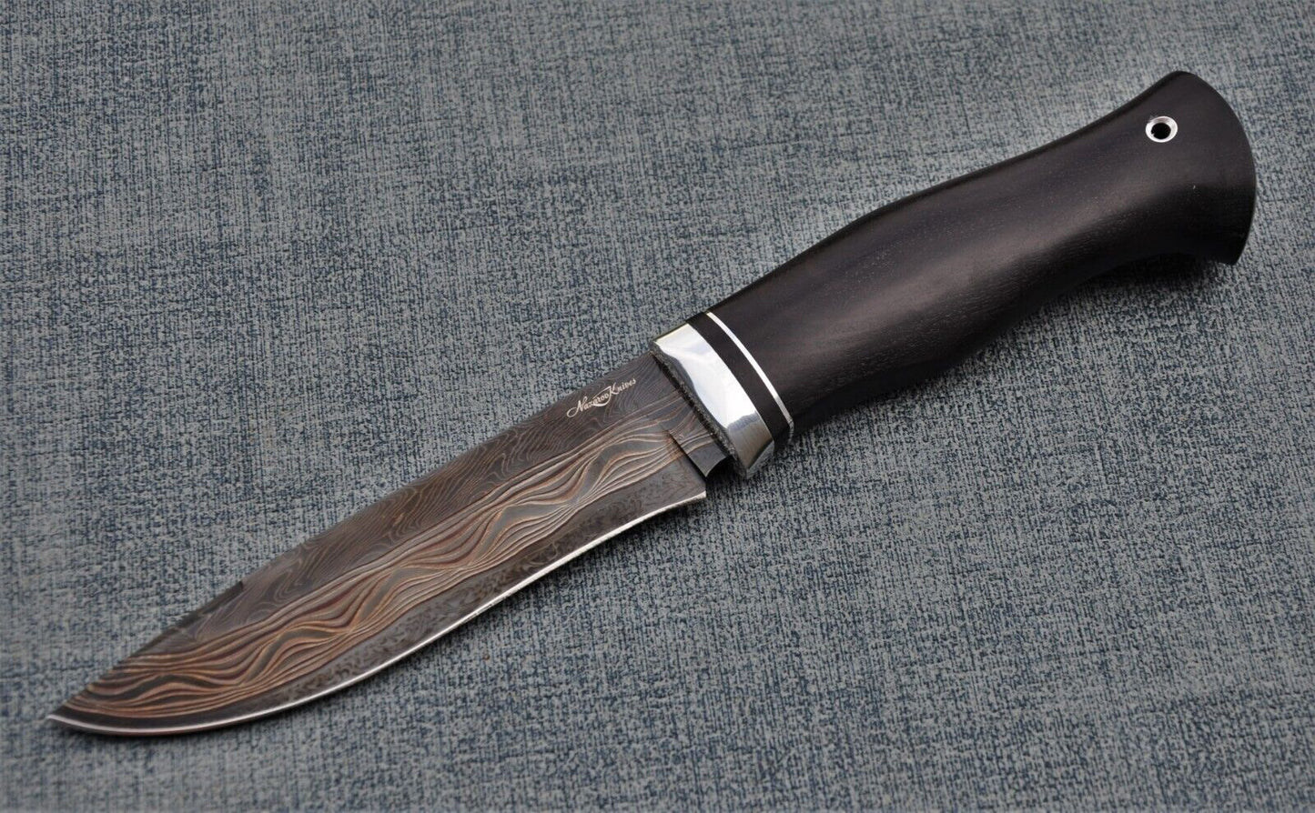 Nazarov Knives Russland Mosaik Damast Stahl OutdoorJagd Messer Handarbeit HRC62