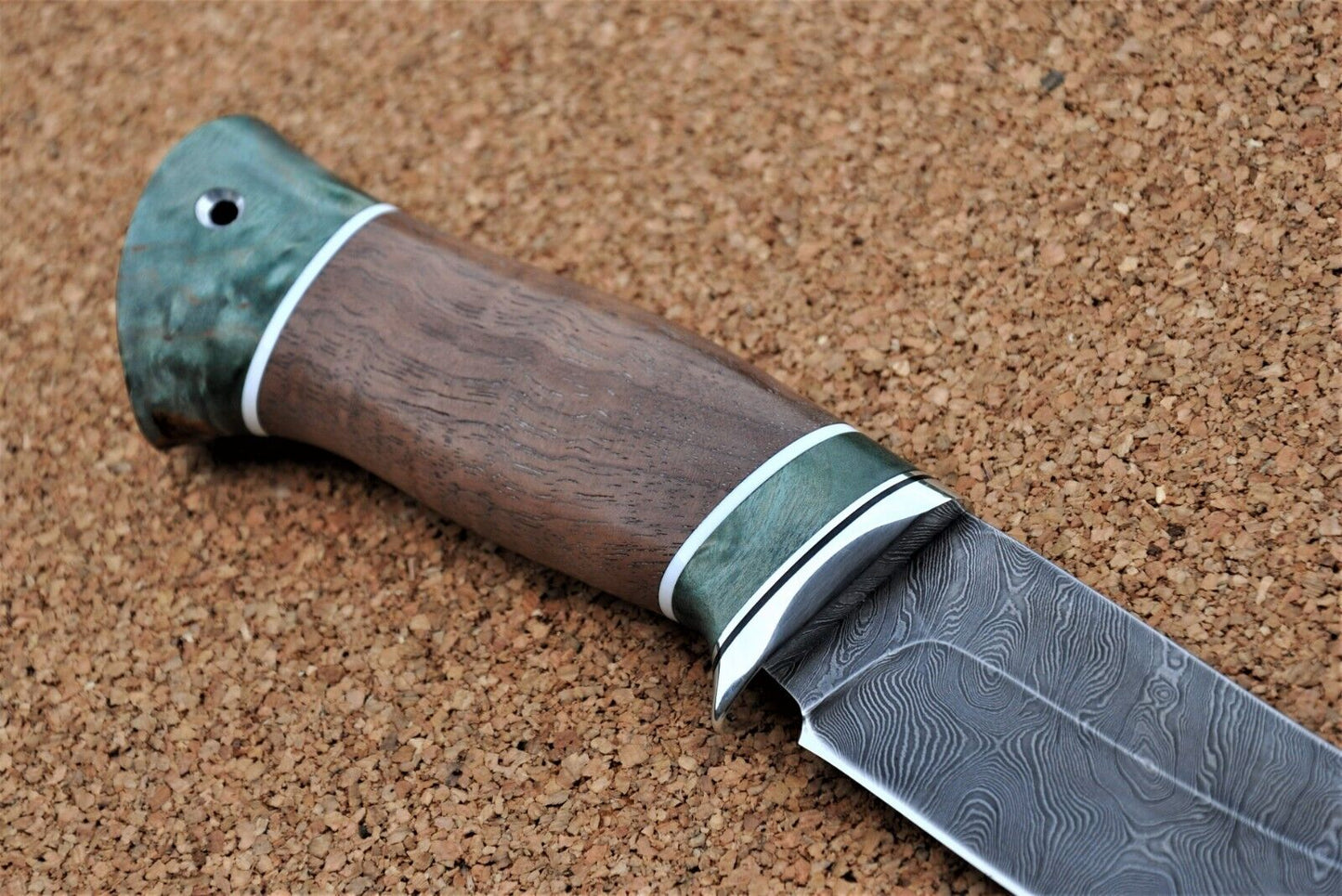 Damaszener Stahl Outdoor Jagd Damast Messer Nazarov Knives Handarbeit HRC62