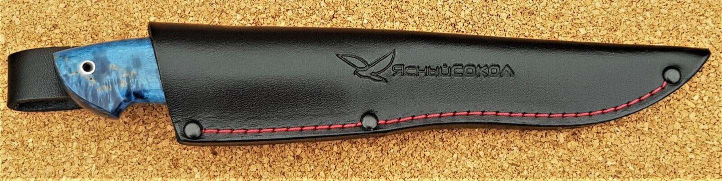 H12MF Stahl Outdoor Jagd Messer Yasniy Sokol Russland Handarbeit HRC 61 Коршун
