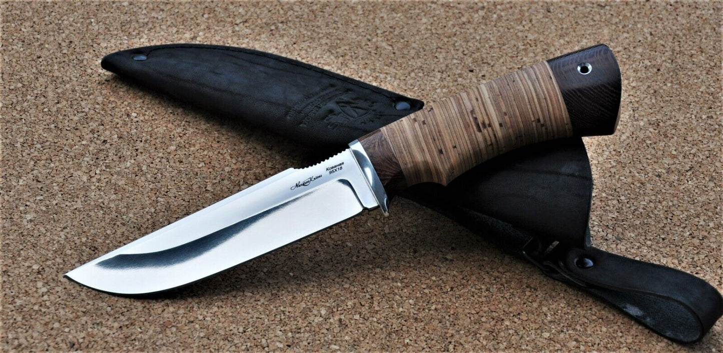 95H18 Stahl Rostfrei Outdoor Jagdmesser Handarbeit Nazarov Knives