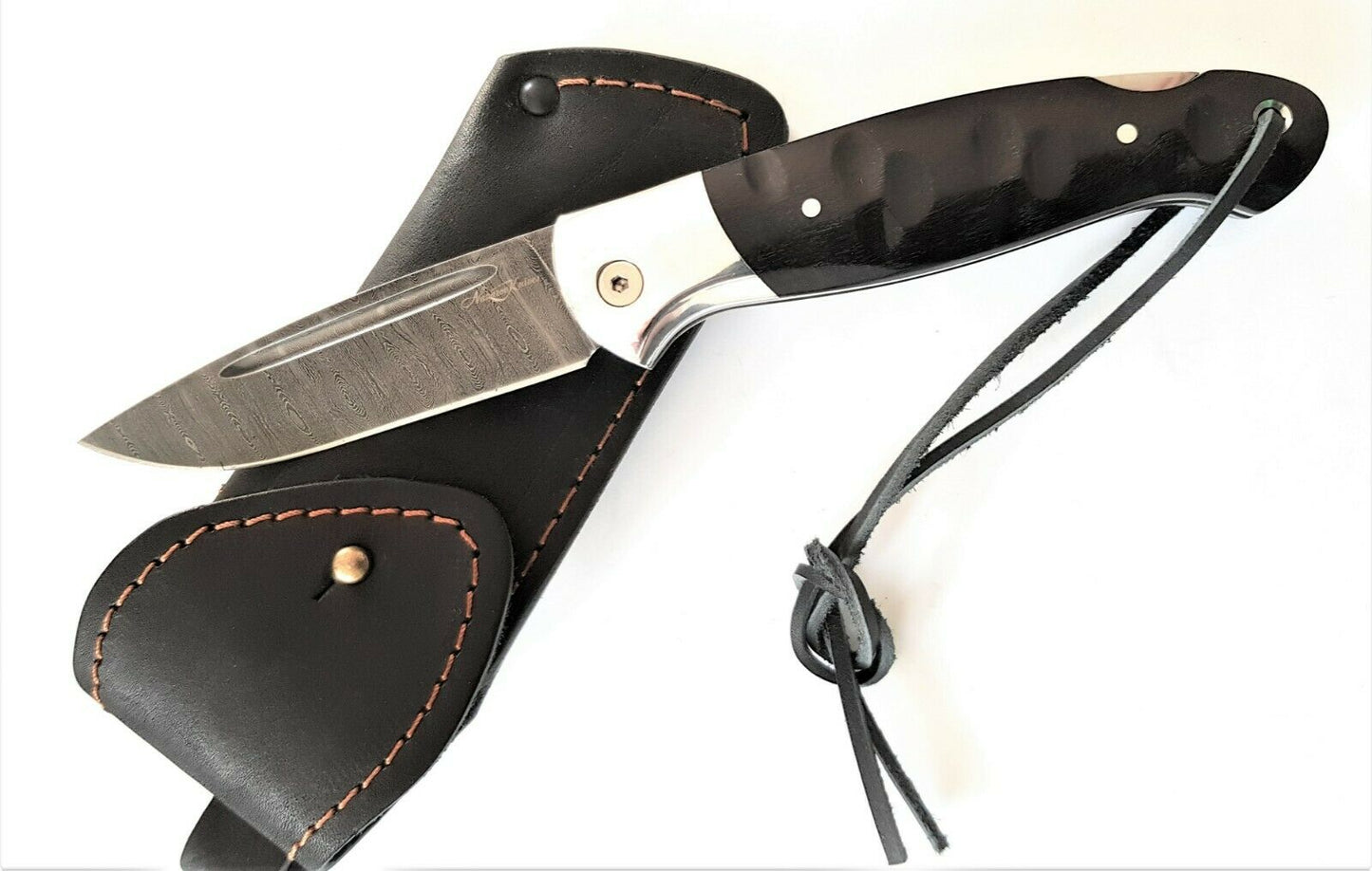 Nazarov Knives Russland Damast Stahl Outdoor Сова Klappmesser Handarbeit HRC62