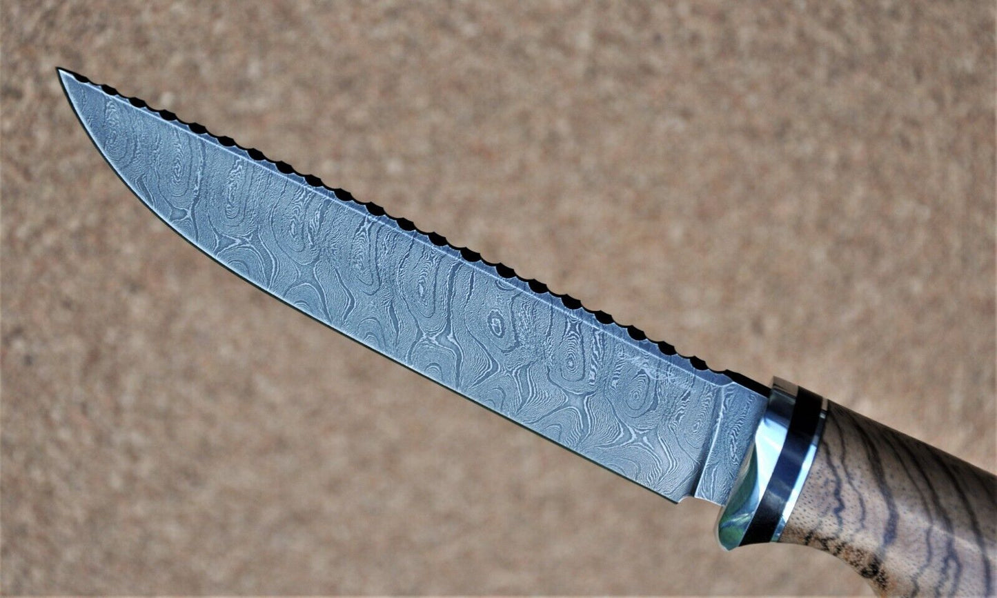 Damaszener Stahl Outdoor Jagd Messer Nazarov Knives Handarbeit HRC62 Барракуда