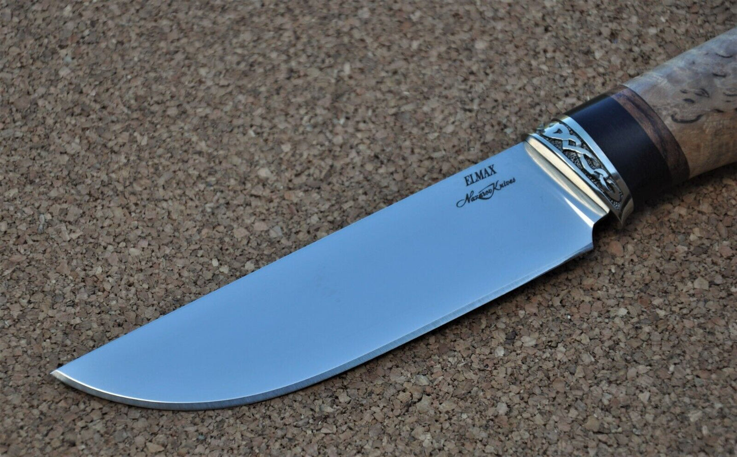 Elmax ROSTFREI Outdoor Jagd Messer Nazarov Knives Russland Handarbeit HRC62 Крот