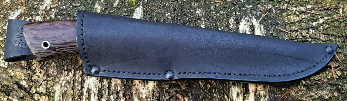 A.Marushin Outdoor Jagdmesser Damaszener Stahl Handarbeit
