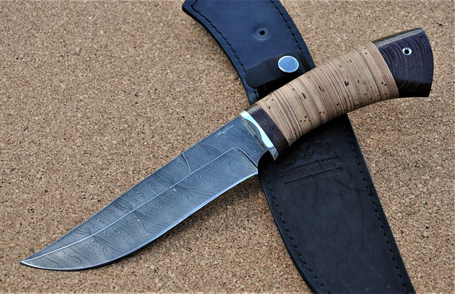 Damaszener Stahl Outdoor Jagd Messer Nazarov Knives Handarbeit HRC62 Катран
